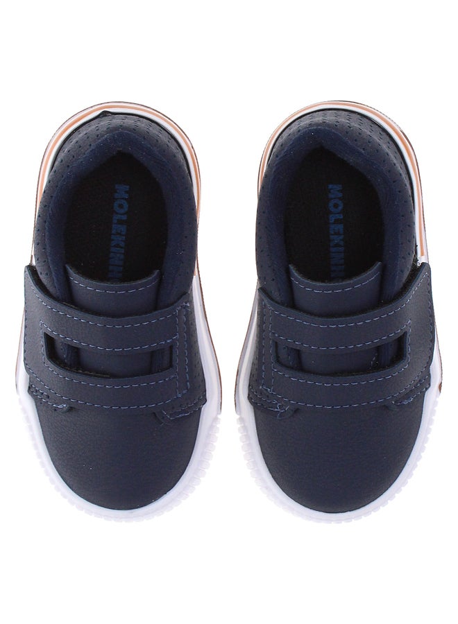 MOLEKINHO Flat Sneakers with Hook and Loop Closure - Image 2