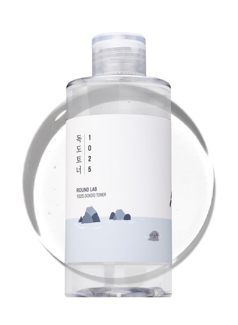 ROUND LAB 1025 Dokdo Toner 6.76 Fl Oz, Oil Control and Reduces Excess Sebum, Gentle Exfoliating Facial Toner, Deep Sea Water for Moisturization, Soft Finish Without Stickiness, Korean Skin Care - Image 1