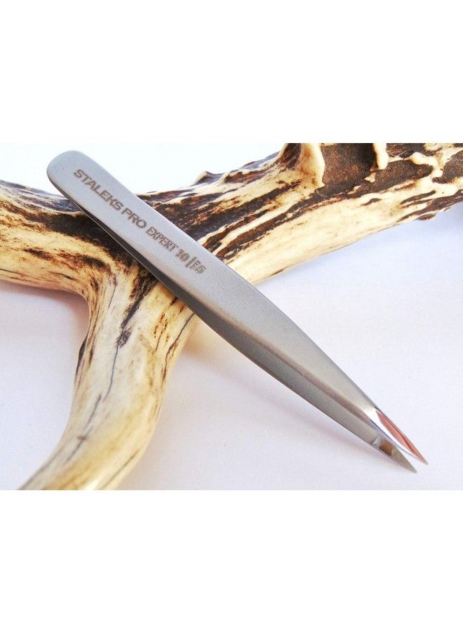 STALEKS PRO Ingrown Hair Tweezers STALEKS PRO type 5 Pinpoint Tip Tweezer Surgical Stainless Steel Durability Precision Handmade For Experts And Professionals  - Image 1