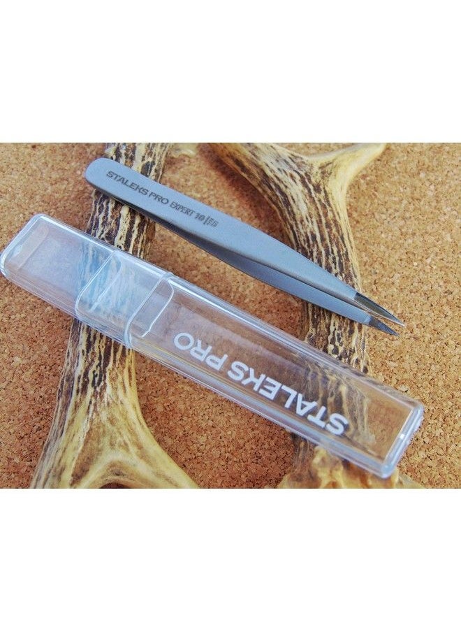 STALEKS PRO Ingrown Hair Tweezers STALEKS PRO type 5 Pinpoint Tip Tweezer Surgical Stainless Steel Durability Precision Handmade For Experts And Professionals  - Image 3