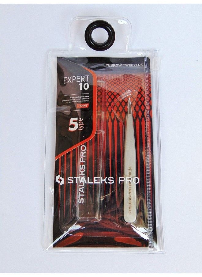 STALEKS PRO Ingrown Hair Tweezers STALEKS PRO type 5 Pinpoint Tip Tweezer Surgical Stainless Steel Durability Precision Handmade For Experts And Professionals  - Image 5