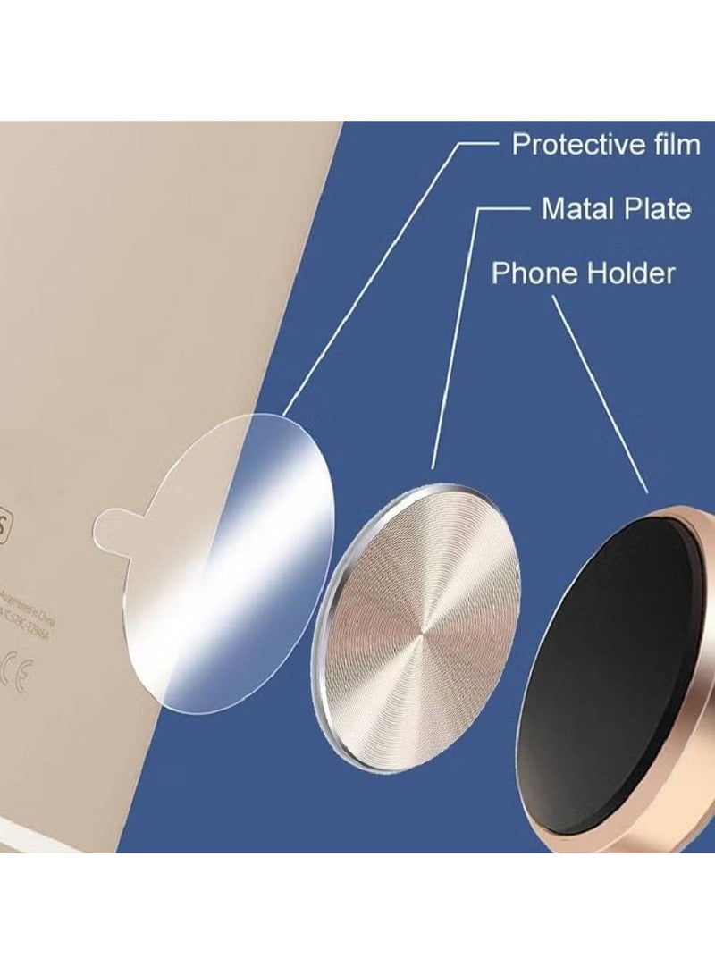Adhesive Metal Plate Mounting Kits Stickers Discs Magnetic Patch Compatible with Air Vent Magnetic Car/Vehicle Mount Holder Especially for iPhone X XS Max Samsung Galaxy - Image 2