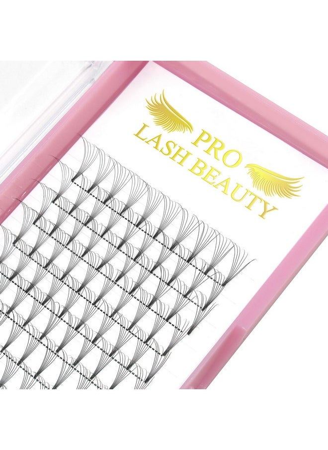 PRO LASHBEAUTY Premade Fans Eyelash Extensions 7Dd0.0714 Short Stem Premade Volume Eyelash Extensions 3D 5D 7D Volume Lash Extensions 9 To 20 Mm Pre Made Lash Fans C D Curl .07 .10(7Dd0.0714Mm)  - Image 1
