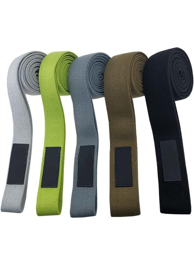 ECVV YOGA Straps for Man and Women, Medium, Heavy Light Non-Slip Training Band Gym, Fitness-5 25lb-100lb - Image 5