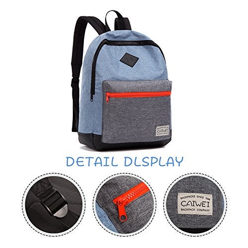 CAIWEI Fashion childrens backpack blue - Image 3