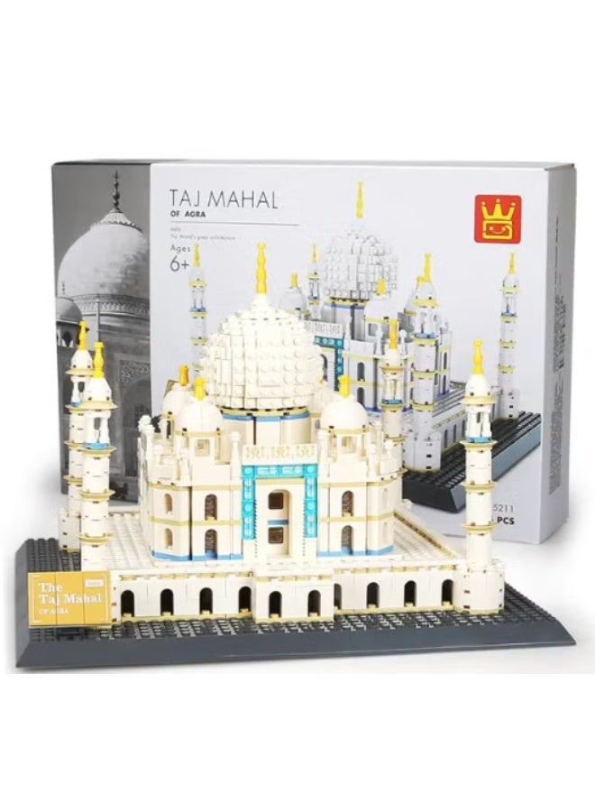 wange Taj Mahal Agra India Building Blocks Set 5211 (Age 6+ , 1113 Pieces) - Image 1