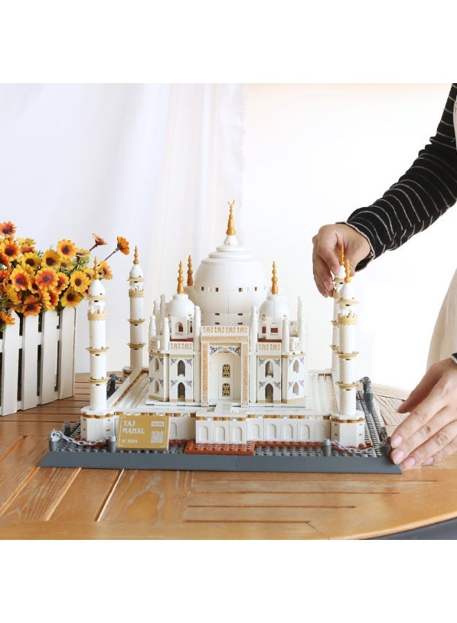 wange Taj Mahal Agra India Building Blocks Set 5211 (Age 6+ , 1113 Pieces) - Image 3