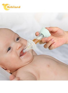 Bebiland Baby Medicine Dispenser Kit, Kids Oral Feeding Syringe, Toddler Liquid Medicine Pacifier, Great for Feeding Medicine Water Juice (Green)  - Image 5