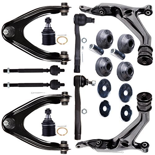 OCPTY - New 12-Piece fit for 1997 1998 1999 2000 2001 for Honda CR-V-2 Upper Control Arm Ball Joint 2 Lower Control Arm 2 Ball Joint 2 Front/Rear Upper Strut Mount Kit 2 Outer 2 Inner Tie Rod - Image 1