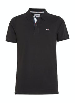 Men's Pure Organic Cotton Slim Fit Polo, Black - pzsku/Z159A64146998C32B4988Z/45/_/1723737363/a4e3c579-4c58-4eef-bd99-5ec1098bc13d