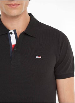 Men's Pure Organic Cotton Slim Fit Polo, Black - pzsku/Z159A64146998C32B4988Z/45/_/1723737364/c644f6cf-1e9d-465e-a250-489fc7ac7560