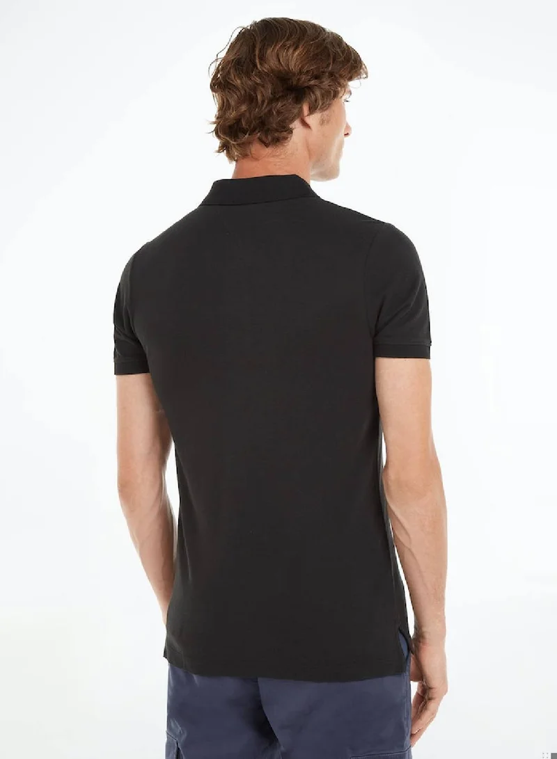 TOMMY HILFIGER Pure Cotton Slim Fit Polo Shirt