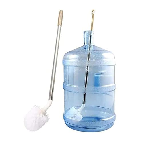 PUTHAK 20L Water Can Cleaning Brush with Long Handle | 360° Rotating Nylon Bristles Deep Cleaning Scrubber for Water Dispensers, Jars & Large Bottles | Wet & Dry Multi-Use Brush (Multicolor) - Image 1