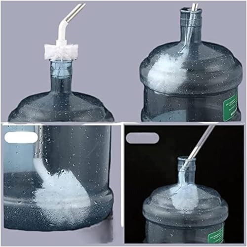 PUTHAK 20L Water Can Cleaning Brush with Long Handle | 360° Rotating Nylon Bristles Deep Cleaning Scrubber for Water Dispensers, Jars & Large Bottles | Wet & Dry Multi-Use Brush (Multicolor) - Image 4