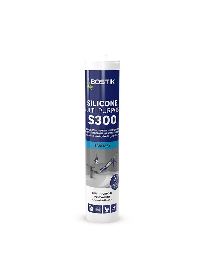 DANUBE HOME Bostik 280Ml High-Performance Adhesive Sealant – Multipurpose, Strong Bonding, Waterproof Glue for Home, Construction, Repairs, DIY Projects, Fast Drying & Durable White - Image 1