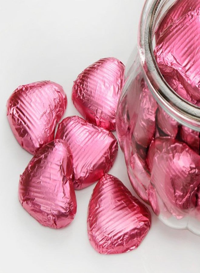 Copzievkae 100PCS Foil Candy Wrappers, 6 x 6 Inch Candy Wrappers, Pink Foil Candy Wrapper for Chocolate Bar Wrappers for DIY Candies, Chocolate, Cake (Pink) - Image 5