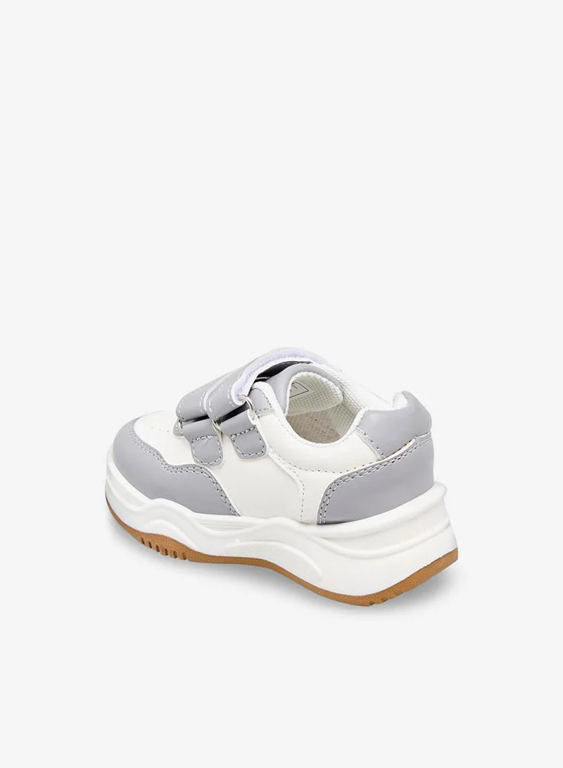 LBL By Shoexpress GREY Boys Hook & Loop Ankle Sneakers for Men | Best Price UAE