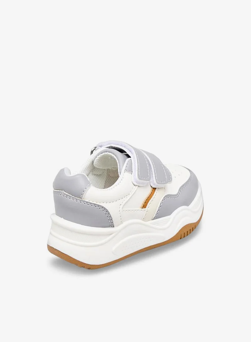 LBL By Shoexpress GREY Boys Hook & Loop Ankle Sneakers for Men | Best Price UAE