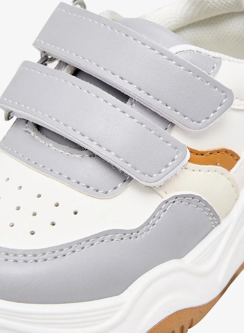 LBL By Shoexpress GREY Boys Hook & Loop Ankle Sneakers for Men | Best Price UAE