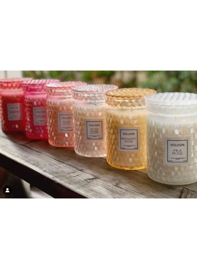 Voluspa BlackBerry Rose Oud Candle | Large Glass Jar Candle with Lid | 18 Ounces | 100 Hour Burn Time | Coconut Wax for Clean Burning | Handcrafted in The USA | Non-Toxic - Image 5