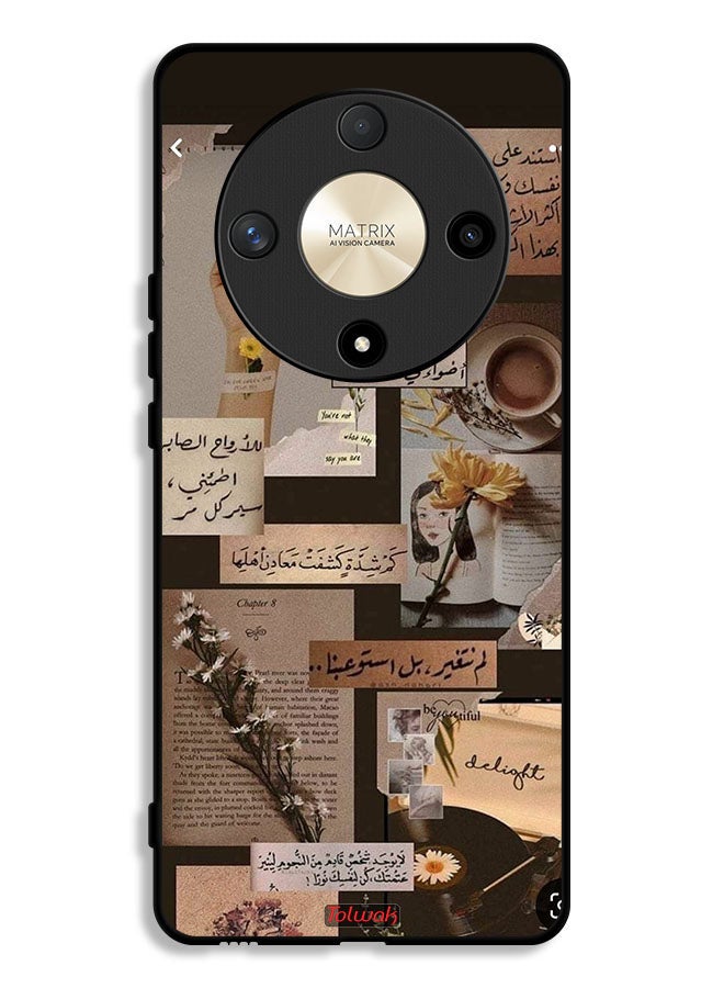 Tolwak Honor X9b Protective Case Cover Arabic Quotes Vintage - Image 1