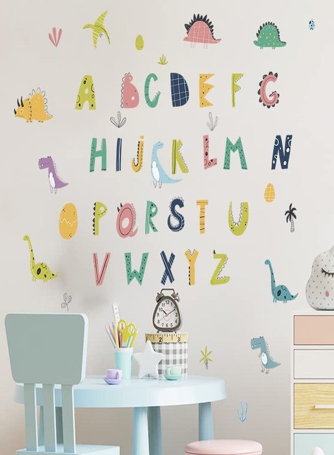 Maaghi Cartoon Animals - Dinosaur - Fruit with ABCD English Alphabets Kids Education Nursery Pre School Wall Sticker (Multicolor,Size - 90 Cm X 29 Cm) (ABC-Dinosaur) - Image 4