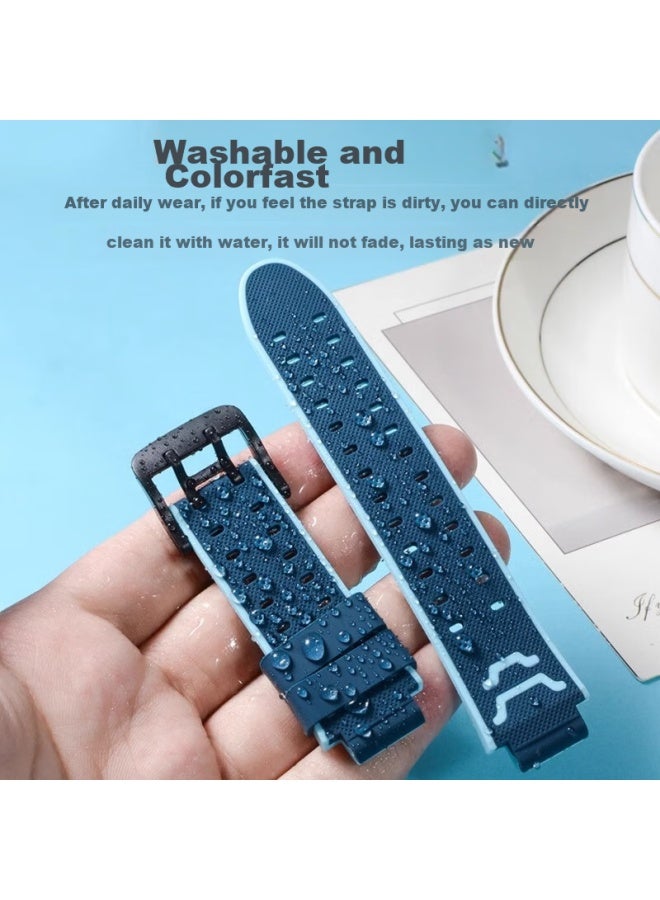 Xuanyi، مناسب لـ Xiaotiancailiao Z8a/z8/z7s/z6/z6s/z9/youth Version Z5pro/z3/q1a/n3/d3/q2a أشرطة ساعة الأطفال الذكية، أزرق بحيرة الجبل - Image 3