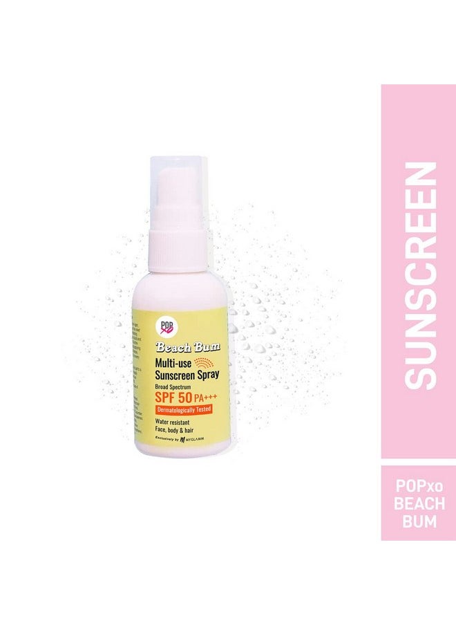 MyGlamm POPxo Beach Bum Ultra-Light Sunscreen Spray SPF 50-50gm - pzsku/Z159AC0AE87C3DF9BC057Z/45/_/1737031706/b4dfa2a1-7d4b-40c2-b6ac-a6d72408ecab