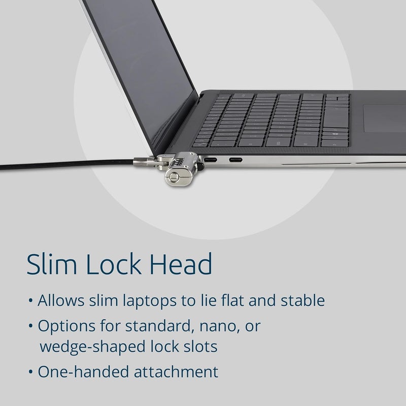 Kensington Kensington Combination Laptop Lock for Nano Size Security Slot Resettable 4Digit Combination Lock K60214WW  - Image 4