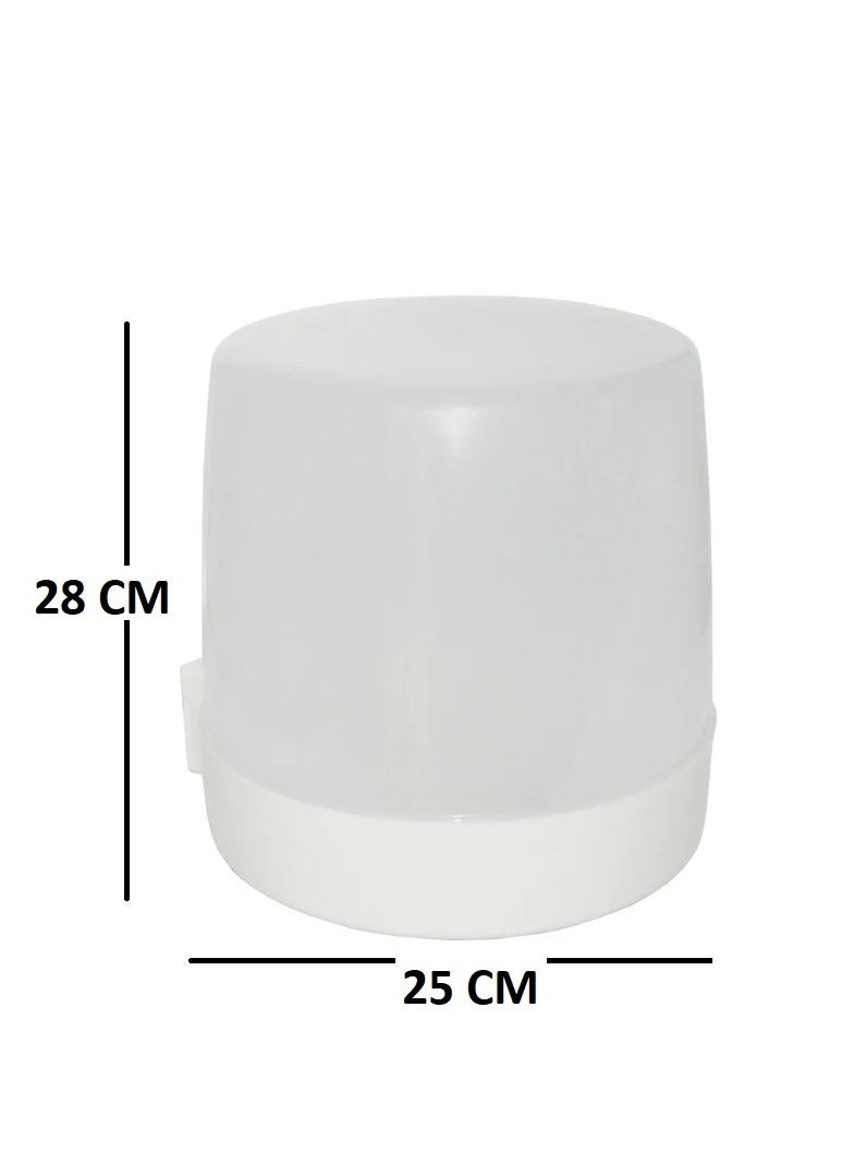 موزع مناديل رول بلاستيكي يثبت على الحائط - Image 3