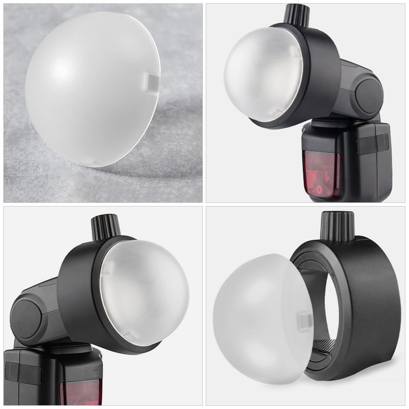 Camera Flash Diffuser Dome Softbox Compatible with Speedlight for Studio and Outdoor Photography - Image 4