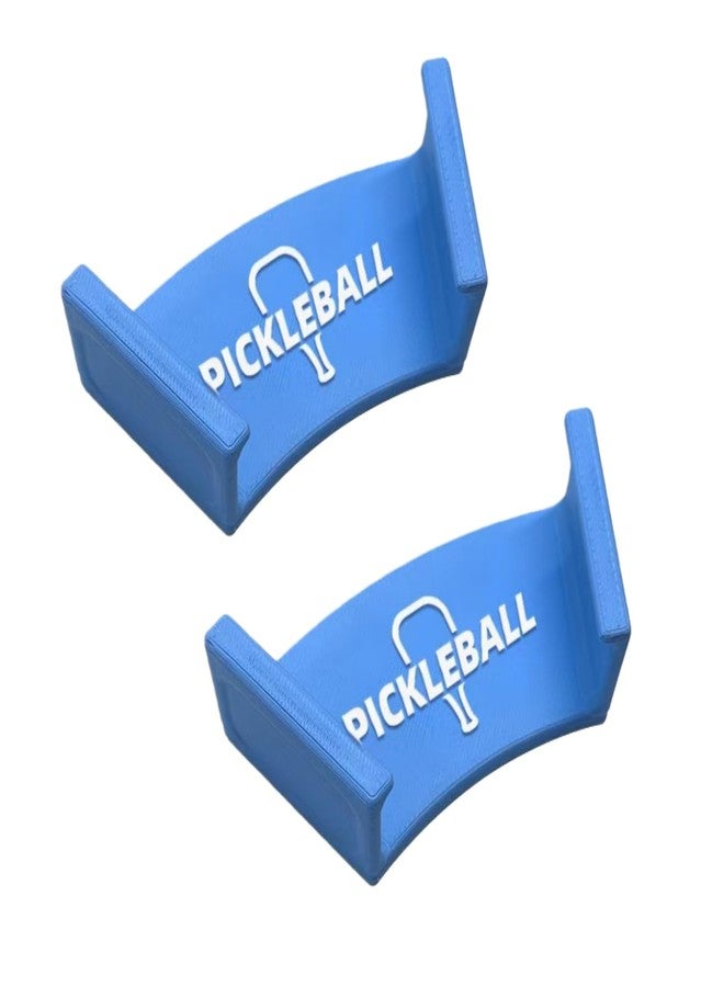 Rdttlv 2 Pcs Pickleball Paddle Holder,Wall-Mounted Racket Holder, Pickleball Accessories,No Drilling Required (2PCS) - Image 1