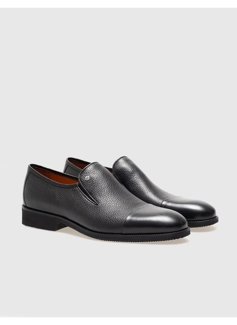 كاباني Leather Black Men's Classic Shoes