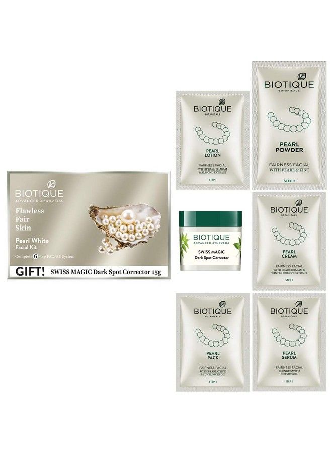 Biotique Bio Pearl White Facial Kit 65G (Pack Of 2) - Image 3