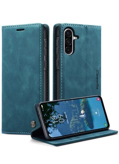 CaseMe For Samsung Galaxy A36 Cover, Soft PU Leather Shockproof Mobile Phone Wallet Case, Full Body Protective Flip Cover Magnetic Adsorption Back Cover  - Image 1