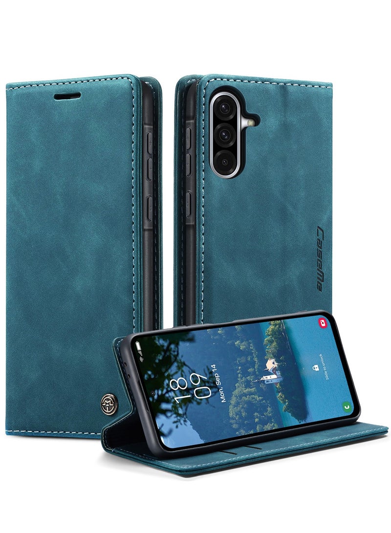 CaseMe For Samsung Galaxy A36 Cover, Soft PU Leather Shockproof Mobile Phone Wallet Case, Full Body Protective Flip Cover Magnetic Adsorption Back Cover - Image 1