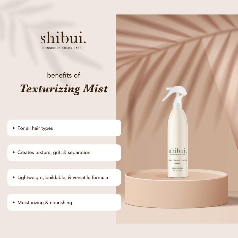 Shibui Texturizing Mist, Weightless Volume & Texture Enhancer for All Hair Types, Color Safe & Vegan, 8 Fl Oz - Image 2