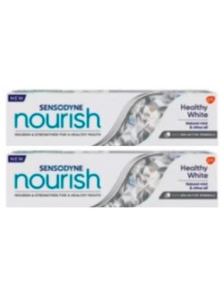 Pack Of 2 Nourish Healthy White Toothpaste 75ml