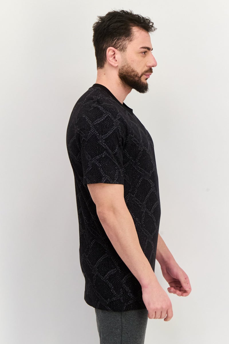 PUMA تي شيرت تدريب قصير الأكمام للرجال، رياضي، أسود - Image 2