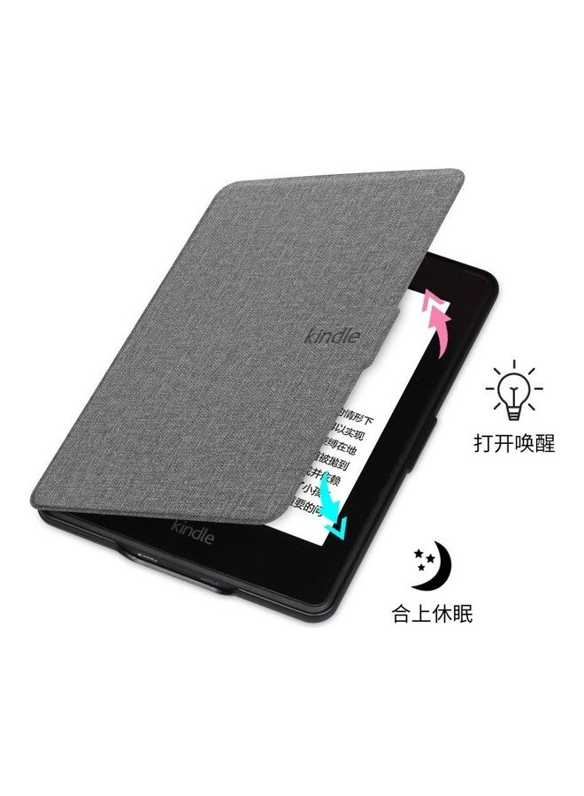 NIBEMINENT Protective Cover E-Book Leather Case Black/Grey - Image 2