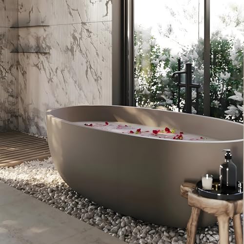 FANTIAN 20 lbs White River Rocks, 1-2 Inch Polished Pebbles for Indoor Plants, Decorative White Stones for Plants, Vase, Aquarium, Fish Tank, Landscaping and Garden - Image 3