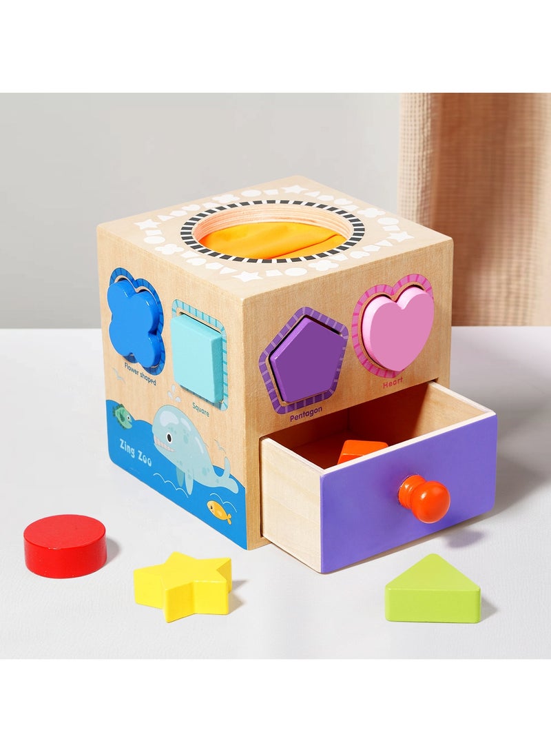 عام لعبة تطوير الذكاء المبكر متعددة الوظائف：كتل بناء حسية تفاعلية لمطابقة الأشكال تساعد على تنسيق العين واليد - Image 4