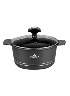 SONEX Sonex Omega Junior Diecast 8-Piece Cookware Set – Matte Gray Finish, Non-Stick, Sizes 20, 24, 28 cm, PFOA-Free, Dishwasher Safe, Long-Lasting Durability for Healthy Cooking  - Image 2