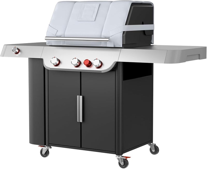 Utheer Grill Thermal Insulated Blanket for Weber Genesis II 300 and LX 300 Gas Grills, Grill Accessories Insulation Blanket for Weber Genesis 300 Series - Image 1