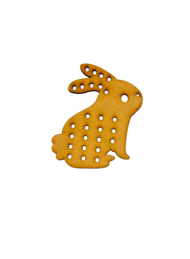 Haoser Wooden Rabbit Lacing Toy |Montessori Fine Motor Skill Toy for 2+ Year Old - Image 3