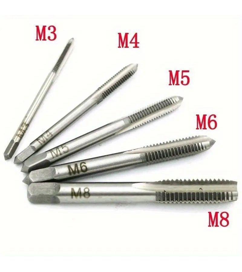 9 Pack Hand and Machine Stainless Steel Thread Taps For Metalworking And Gear Repair - Image 5