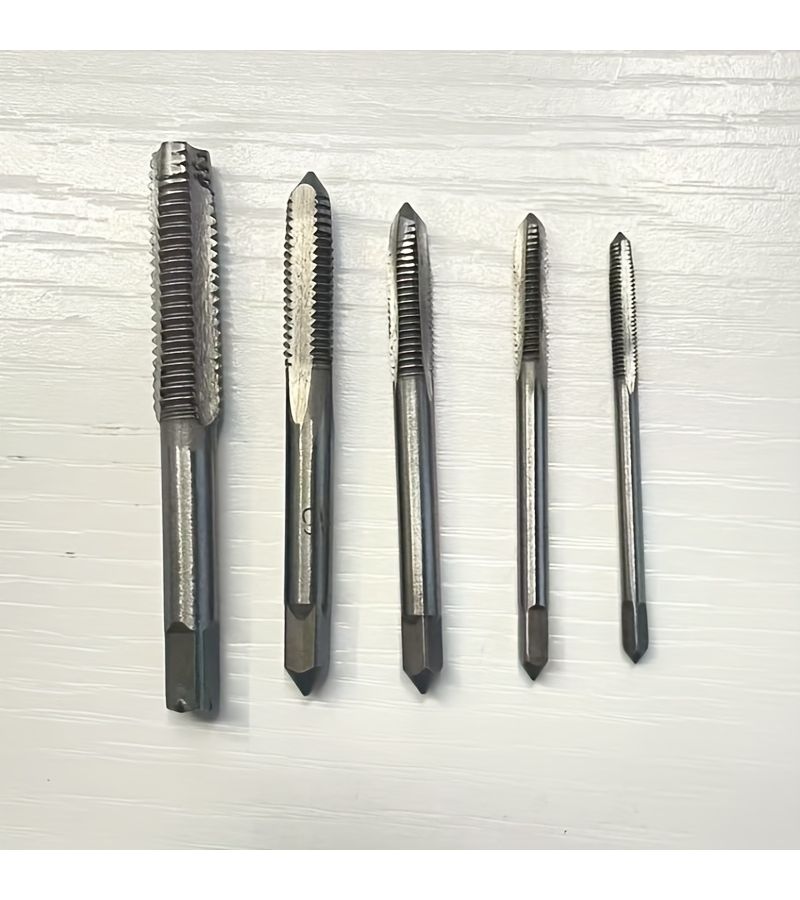 9 Pack Hand and Machine Stainless Steel Thread Taps For Metalworking And Gear Repair - Image 4