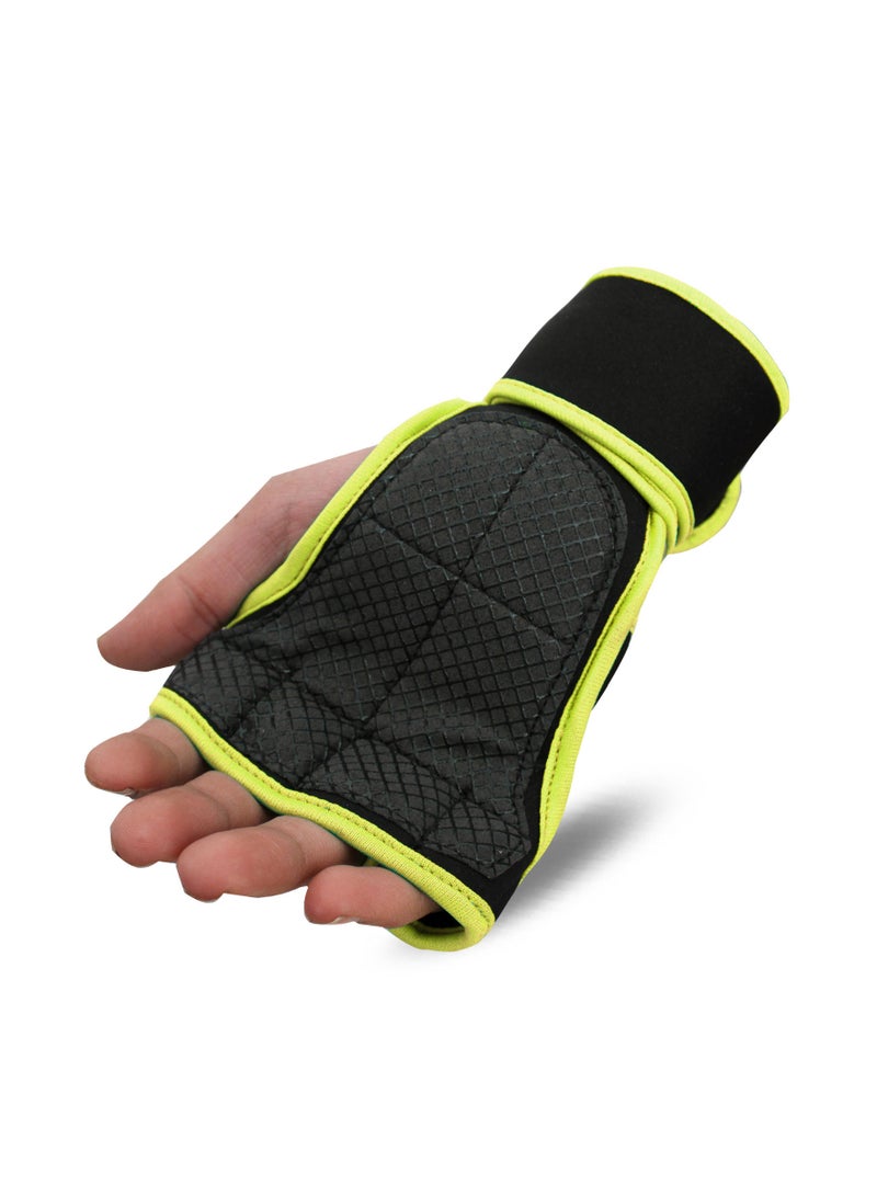 سبال قفازات رفع الأثقال للجيم بنصف إصبع لتدريبات الصالة الرياضية واللياقة البدنية والدمبل والسحب والتمارين الرياضية وخفيفة الوزن للغاية - Image 3