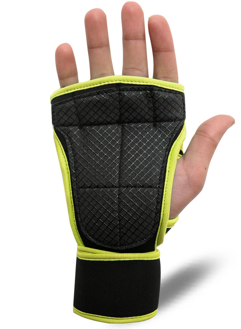 سبال قفازات رفع الأثقال للجيم بنصف إصبع لتدريبات الصالة الرياضية واللياقة البدنية والدمبل والسحب والتمارين الرياضية وخفيفة الوزن للغاية - Image 2