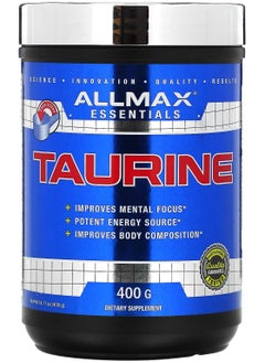 Taurine, Unflavored, 3 g, 14.11 oz (400 g)